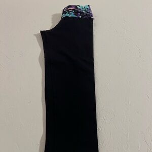 Shape Up yoga pants Leggings with Colorful Waistband